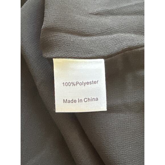 TUCKERNUCK Eyelet Jane Blouse Top M Black Bishop Sleeve Sheer Layer Coquette - Picture 9 of 14